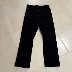 Vintage Levi's 619 Orange Tab Black Corduroy Pants - Slim Fit 30x32 - 90s Retro